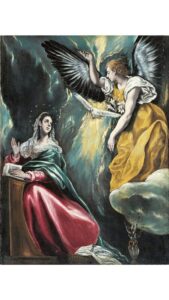 エル・グレコ《受胎告知》（大原美術館蔵）