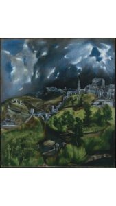 エル・グレコ《トレドの眺望》（メトロポリタン美術館蔵）